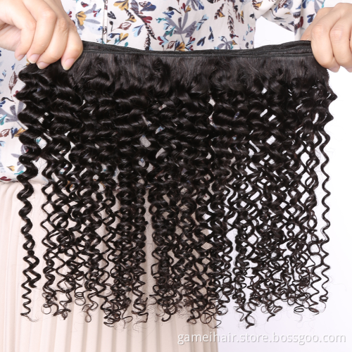 Curly Hair Water Wave Wet and Wavy Brazilian 100% Virgin Human Hair 7A 8A 9A Remy Hair